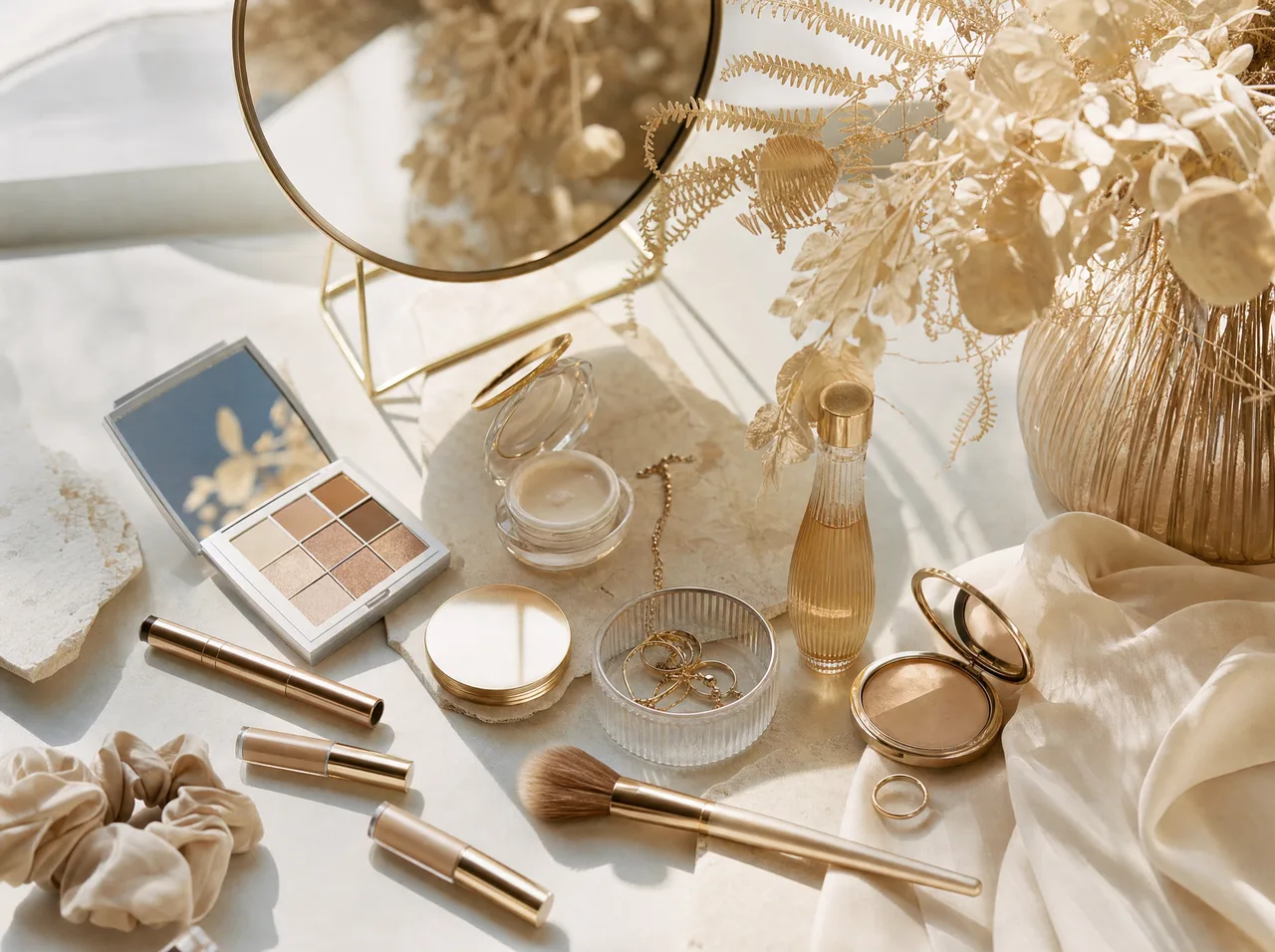 Właścicielka salonu beauty przegląda wyniki reklamy na Facebooku i Instagramie na telefonie